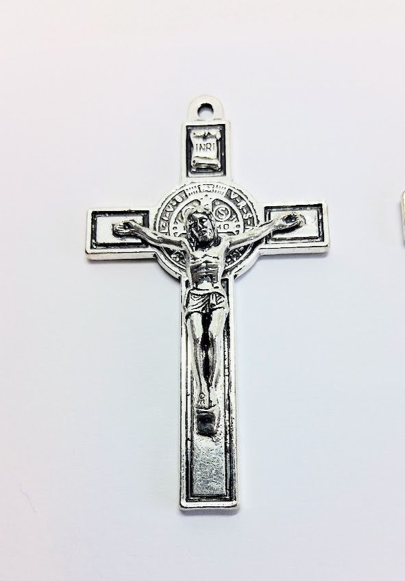 Pendant Size Crucifix, Color Silver (1 Cross)