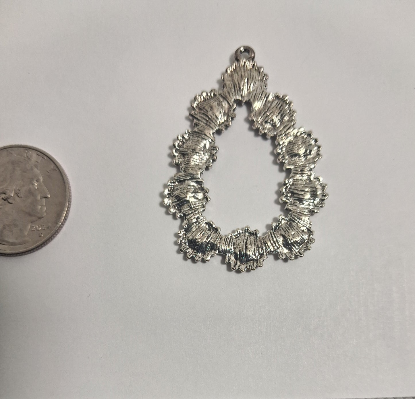 Pendant or Earring Part with Turquoise Color Stones