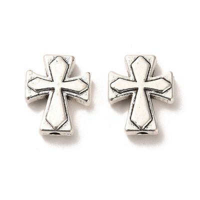 Cross Beads, (10 Pieces)