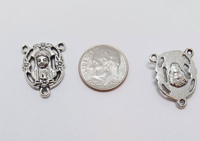 Rosary Center Pieces "Our Lady of Guadalupe" (6 Pieces)