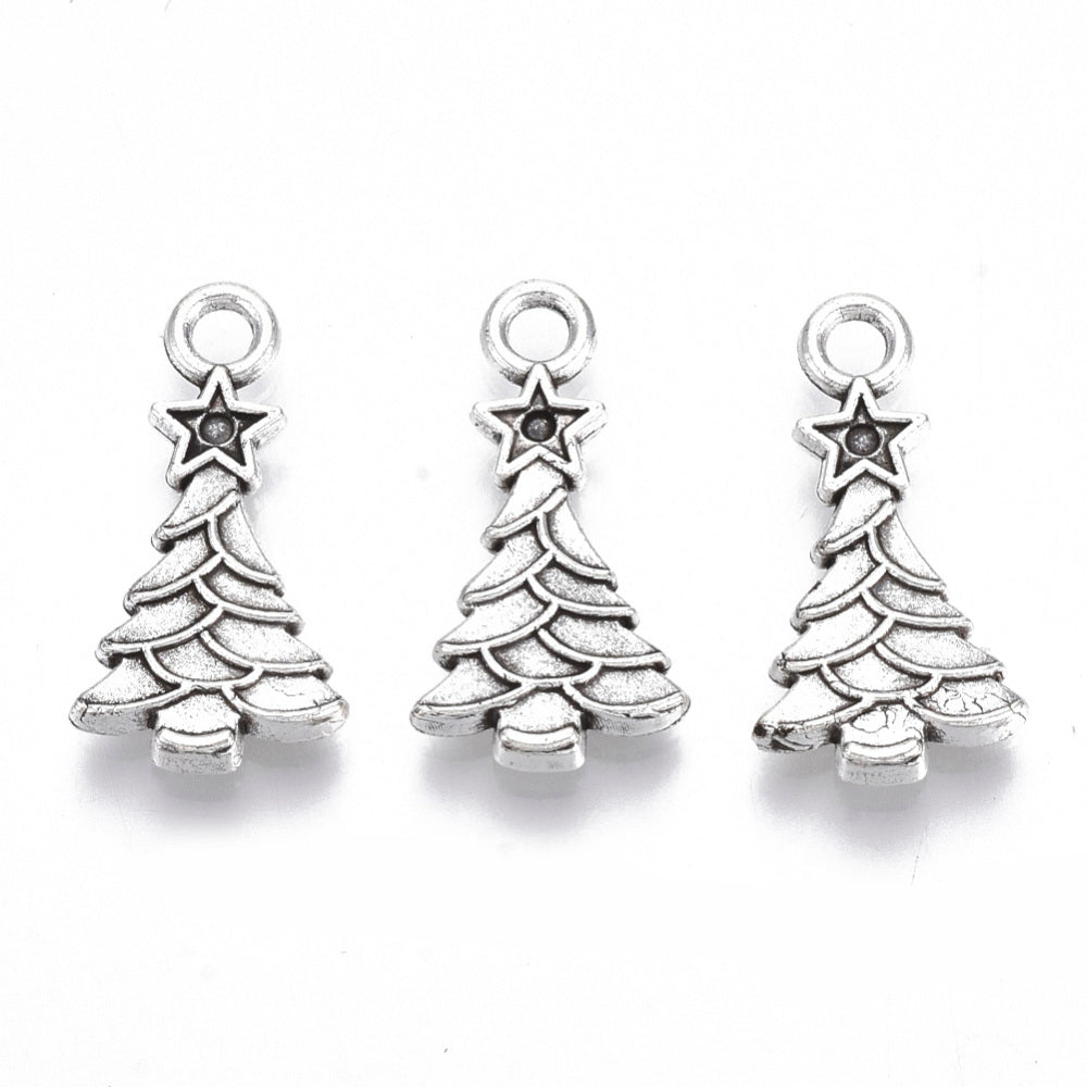 Christmas Tree Charms (14 Pieces)