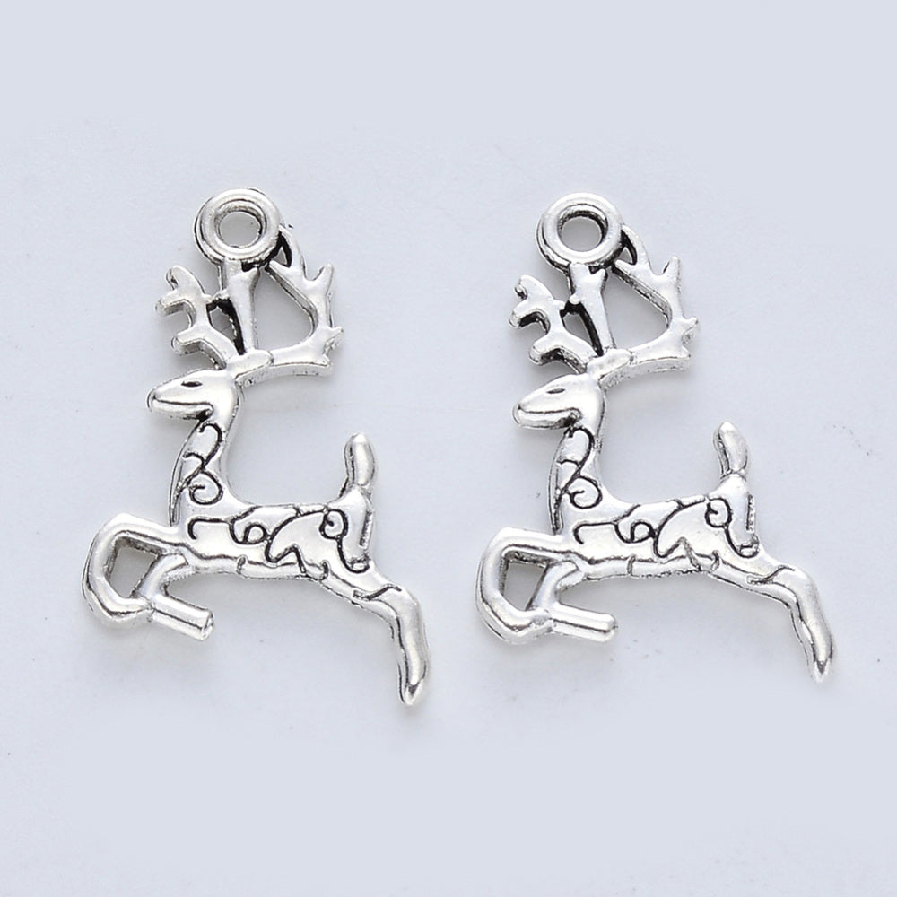 Reindeer Christmas Charms (20 Pieces)