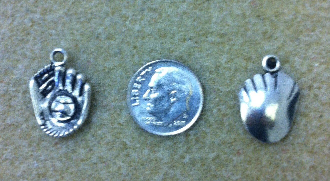 Ball and Glove Charms (5 Pieces) - Krafts and Beads