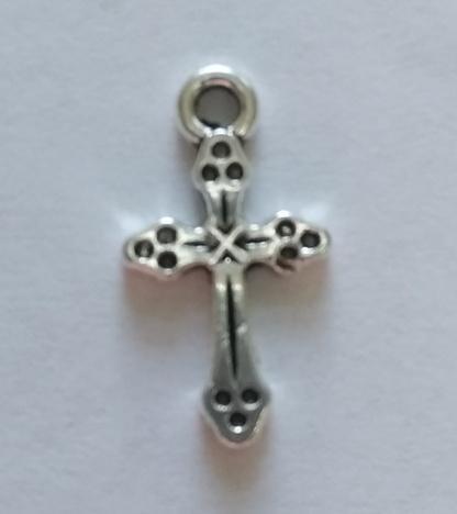 Bulk Crosses Silver Small (12 Pieces) - Krafts and Beads