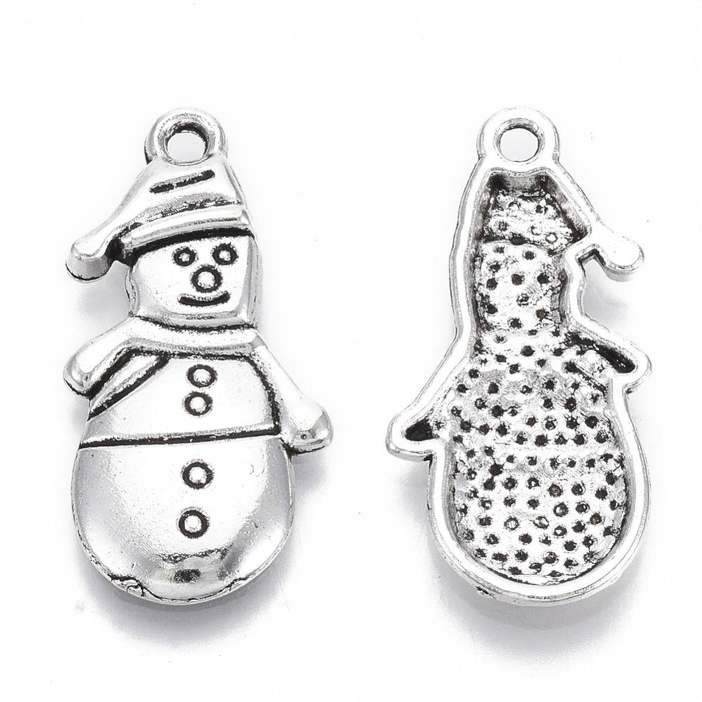Snowman Christmas Charms (12 Pieces)