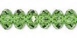 Chinese Crystal Rondelle Beads 3x2mm OPAQUE PERIDOT AB