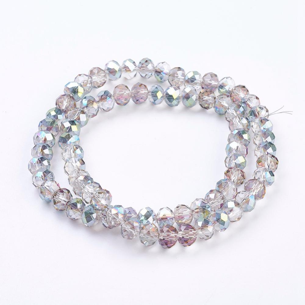 Bulk 1350 Beads Multi-color Crystal 4mm Rondelle Chinese Crystal