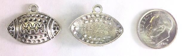 Football Charms (5 Pieces) - Krafts and Beads