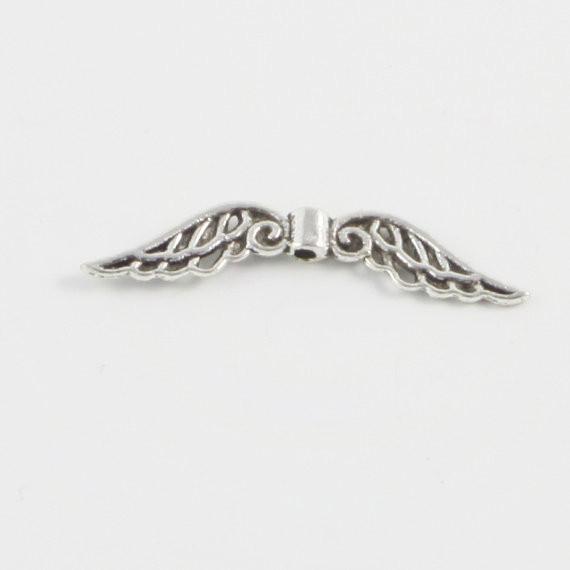 Pewter Wings Beautiful Details (6 Pieces) - Krafts and Beads