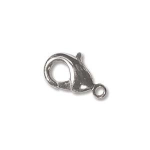 Silver Plated Lobster Clasps (5 Pieces) - Krafts and Beads