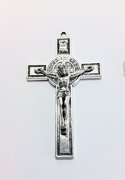 Pendant Size Crucifix, Color Silver (1 Cross)