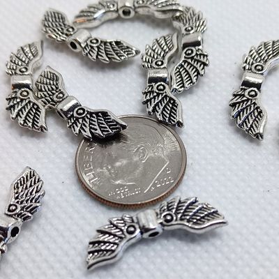 Angel Wings (14 Pieces) Antique Silver