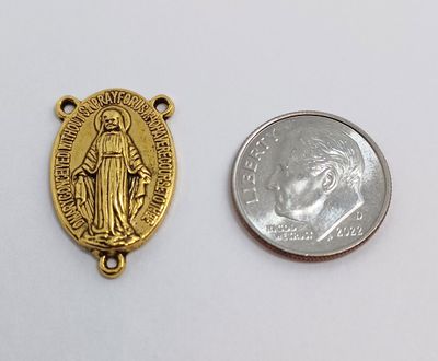 Rosary Center Pieces "Our Lady of Guadalupe" (7 Pieces)