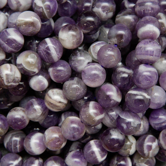 Chevron Amethyst Round 8mm Beads Gemstones listed in the Bible