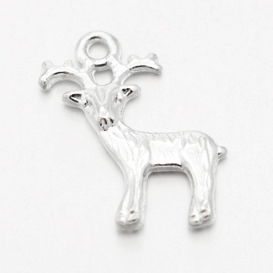 Reindeer Christmas Charms (10 Pieces)