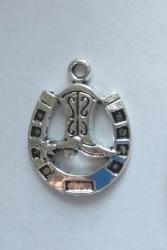 Cowboy Boot & Horse Shoe Charms (8 Pieces) - Krafts and Beads