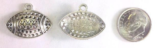 Football Charms (5 Pieces) - Krafts and Beads